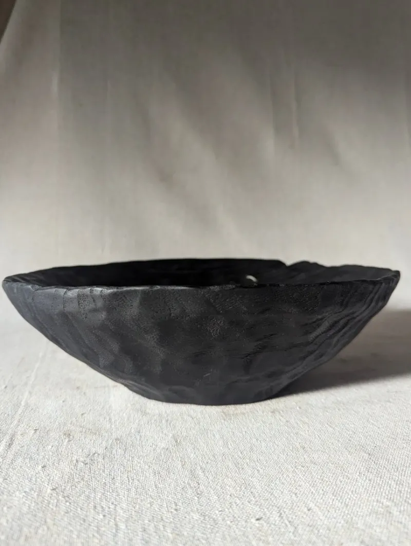 Sale Pamono Deep Plate in Burnt Elm by Atelier Bloam