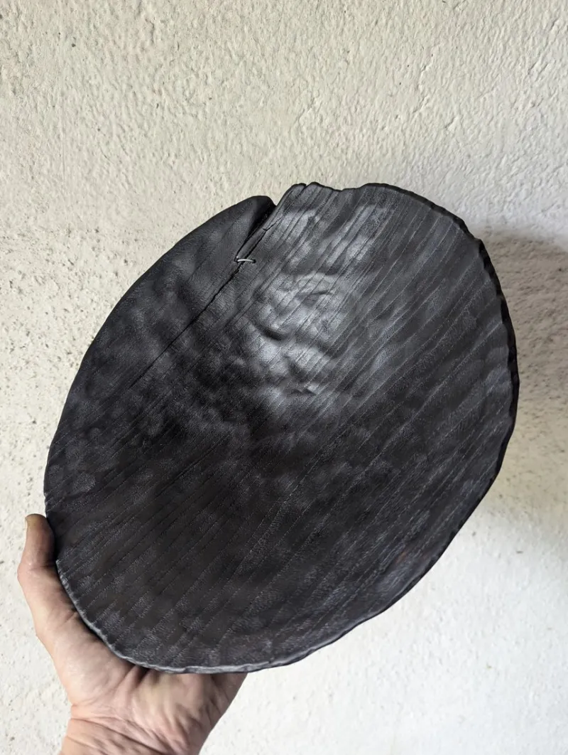 Sale Pamono Deep Plate in Burnt Elm by Atelier Bloam