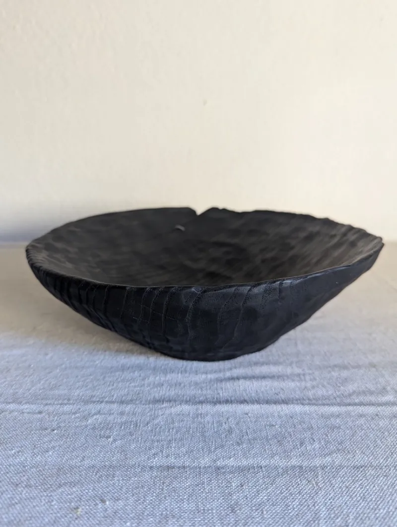 Sale Pamono Deep Plate in Burnt Elm by Atelier Bloam