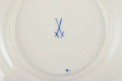 Best Pamono Deep Porcelain Plates with Blue Onion Pattern, Meissen, Germany, Set of 6