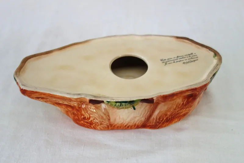 Pamono Deer Terrine in Majolica by Michel Caugant, France, 1950s> Dinnerware Accessories