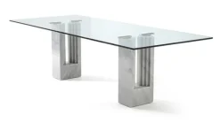 Clearance Pamono Delfi Marble and Glass Table by Marcel Breuer and Carlo Scarpa for Cassina
