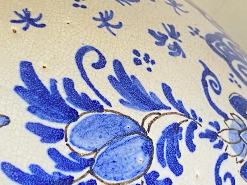 Pamono Delft Jug in White and Blue Faïence by Adrian Pynacker, 1700s> Bottles, Carafes & Jugs