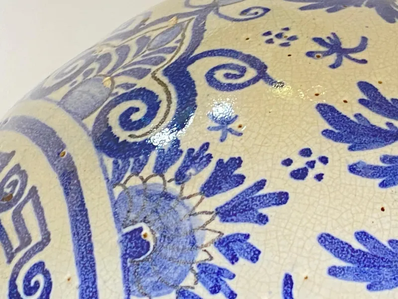 Pamono Delft Jug in White and Blue Faïence by Adrian Pynacker, 1700s> Bottles, Carafes & Jugs