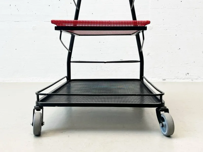 Online Pamono Demon Serving Trolley attributed to Mathieu Matégot, France, 1952s