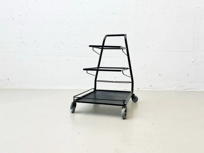 Online Pamono Demon Serving Trolley attributed to Mathieu Matégot, France, 1952s