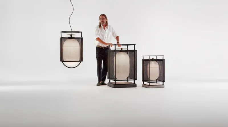 New Pamono Denglong P GR Floor Lamp by Parachilna