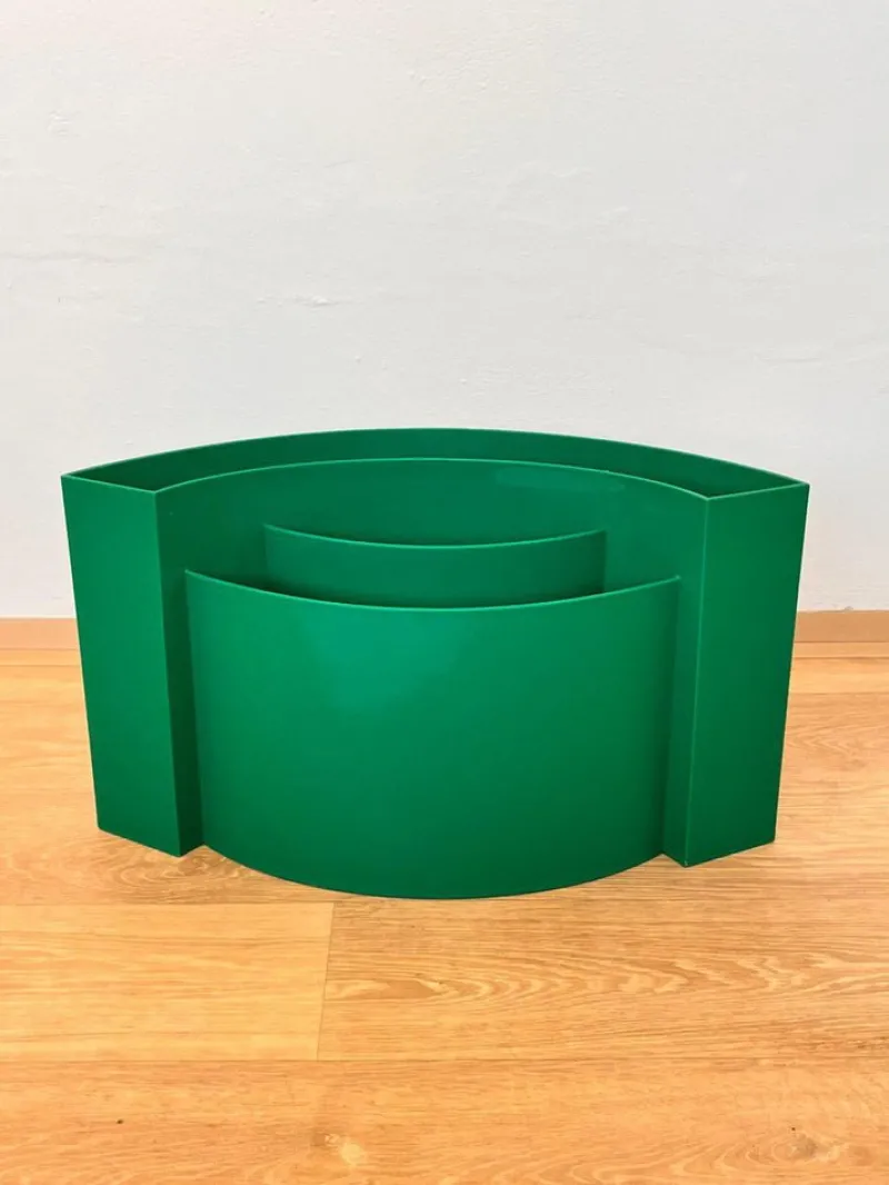Pamono Design Magazine Rack Wave by Hansjerg Maier-Aichen for Authentics, 1989