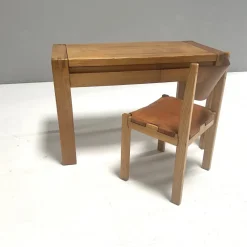 Pamono Desk and Chair by Pierre Chapo for Regain, 1960s, Set of 2> Desks