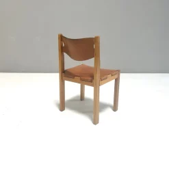 Pamono Desk and Chair by Pierre Chapo for Regain, 1960s, Set of 2><noscript><img width=