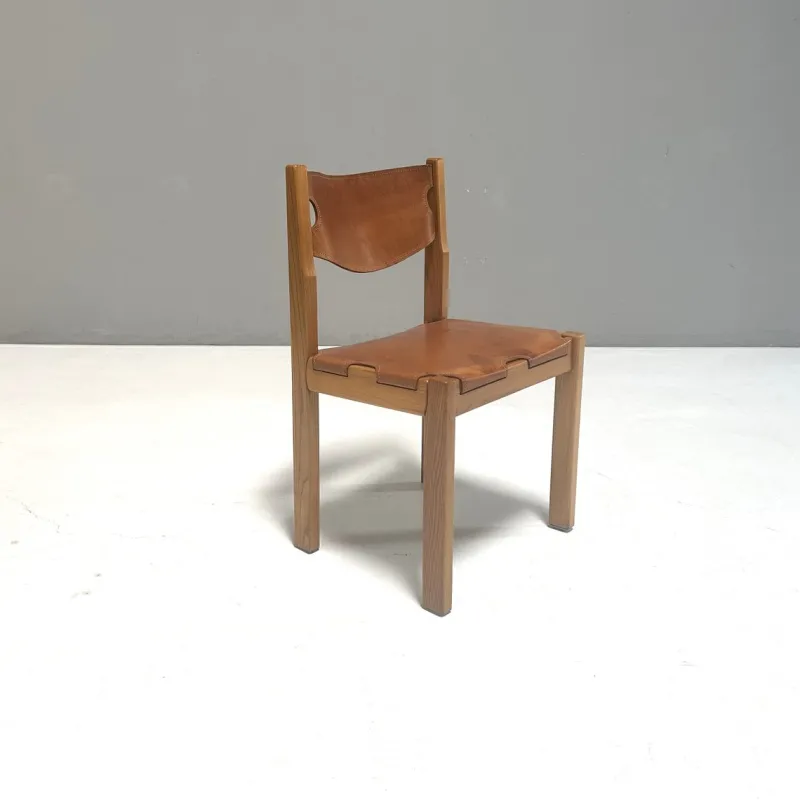 Pamono Desk and Chair by Pierre Chapo for Regain, 1960s, Set of 2> Desks