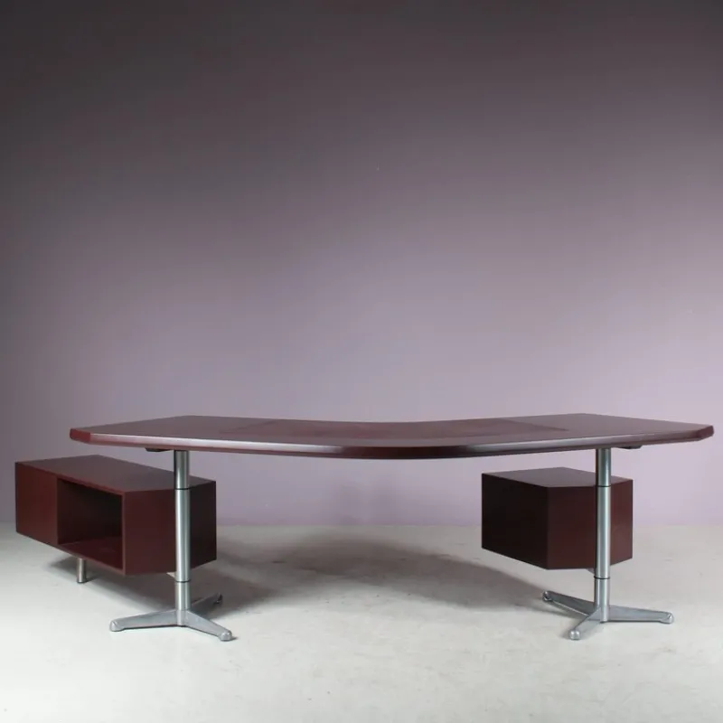 Clearance Pamono Desk by Osvaldo Borsani for Tecno Milan, Italy, 1950s