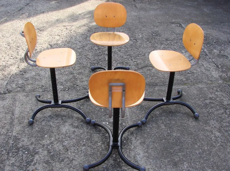 Discount Pamono Desk Chairs from Kinnarps, Set of 4