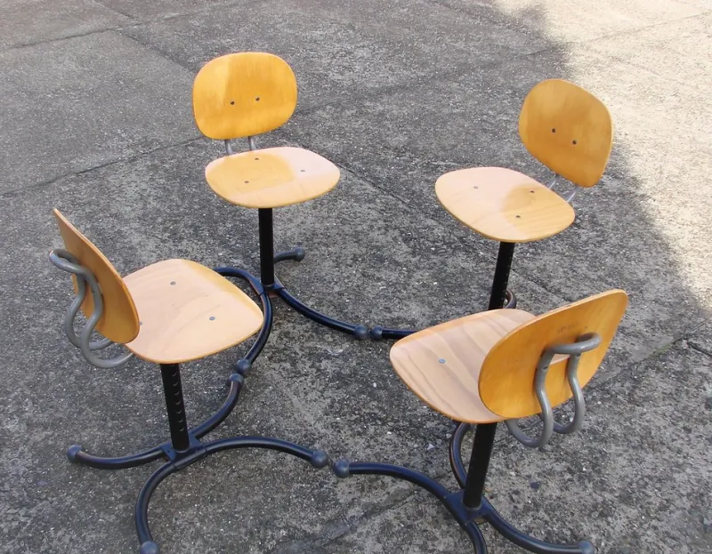 Discount Pamono Desk Chairs from Kinnarps, Set of 4