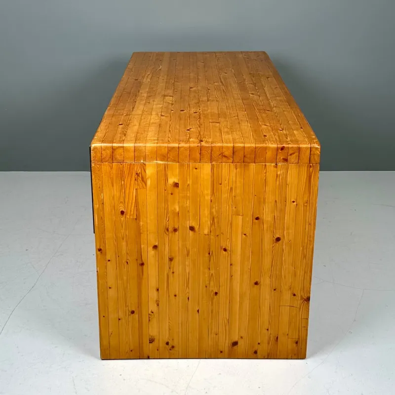 Hot Pamono Desk in Fir, 1970s