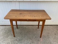 Sale Pamono Desk Table with 1 Drawer Oak Top 105x56cm, 1930s