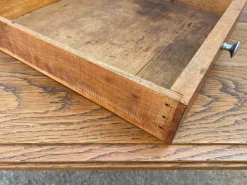 Sale Pamono Desk Table with 1 Drawer Oak Top 105x56cm, 1930s