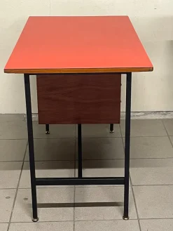 Pamono Desk with Colored Formica Top, 1960s