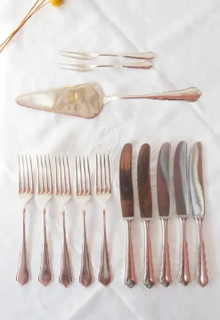 Pamono Dessert Cutlerly in 90/silver 800 from WMF, Set of 13> Cutlery & Serving Utensils