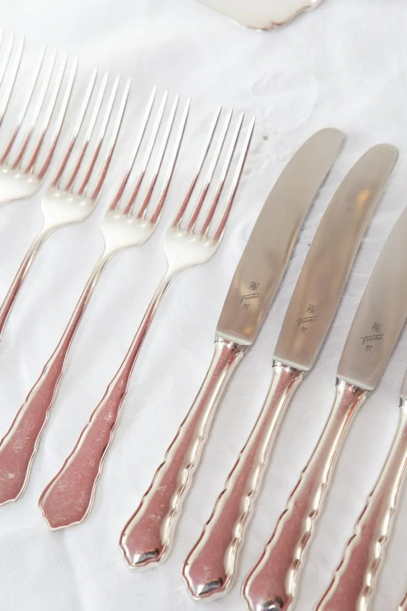 Pamono Dessert Cutlerly in 90/silver 800 from WMF, Set of 13> Cutlery & Serving Utensils