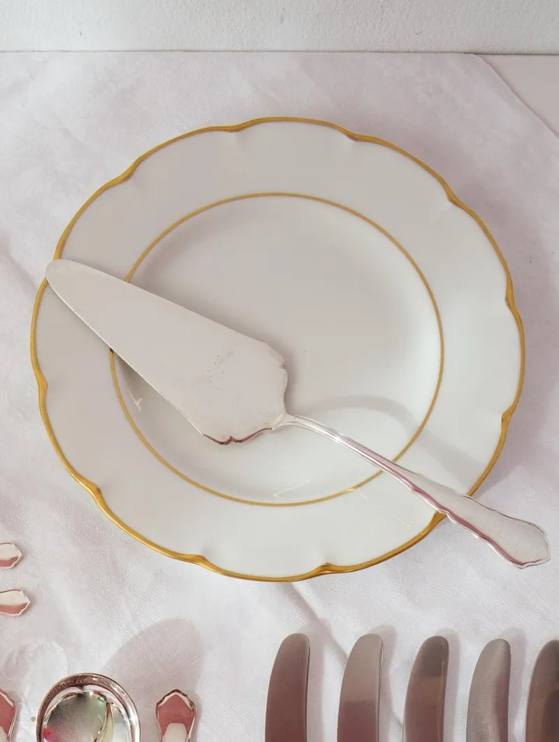Pamono Dessert Cutlerly in 90/silver 800 from WMF, Set of 13> Cutlery & Serving Utensils