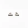 Discount Pamono Diamond Earrings in White Gold, Set of 2