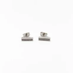 Discount Pamono Diamond Earrings in White Gold, Set of 2