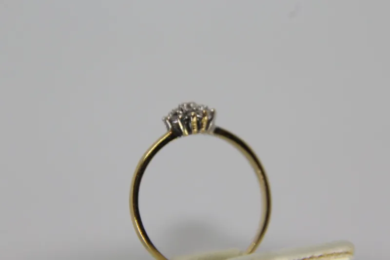 Pamono Diamond Gold Engagement Ring, 1970s> Rings