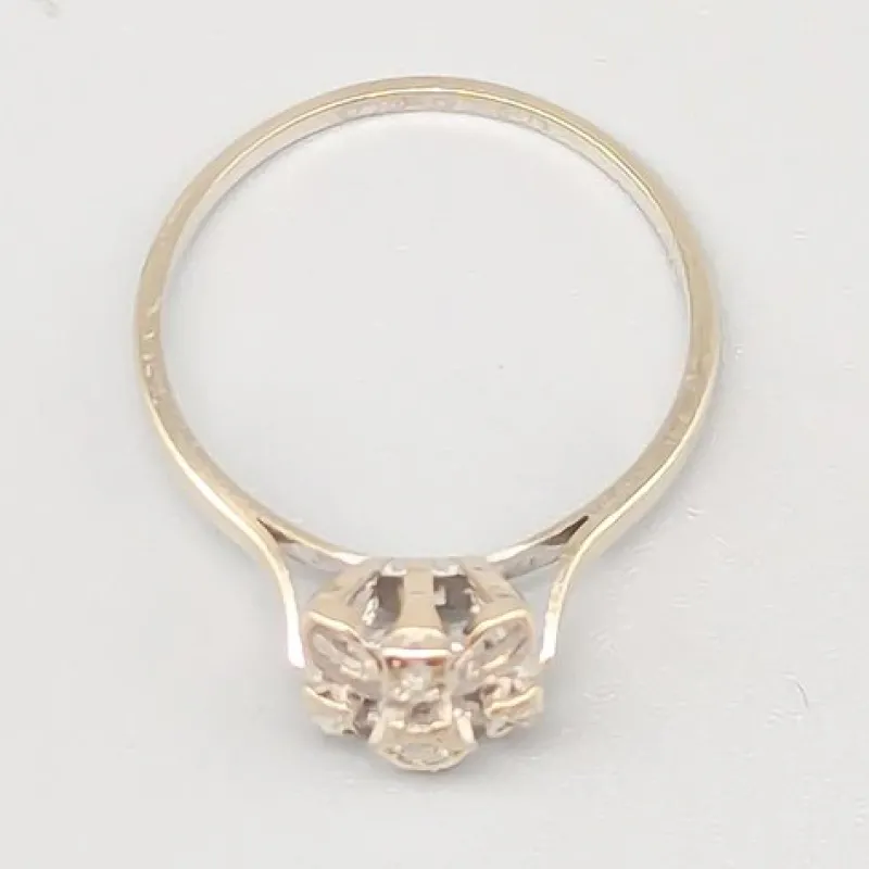 Clearance Pamono Diamond Ring in 14 Karat White Gold