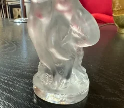 Pamono Diana and Pan the Faun Crystal Sculpture from Lalique France, 1960s><noscript><img width=