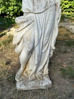 Pamono Diana the Huntress Sculpture in Reconstituted Stone, 1950><noscript><img width=