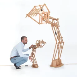 Pamono Digit Desk and Floor Lamp by Studio Pin, Set of 2> Floor Lamps