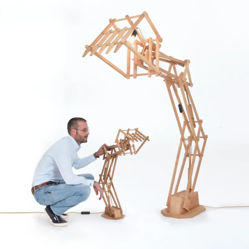 Pamono Digit Desk and Floor Lamp by Studio Pin, Set of 2> Floor Lamps