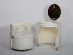 Best Pamono Dilly Dally Vanity attributed to Massoni for Poltrona Frau, Italy, 1968