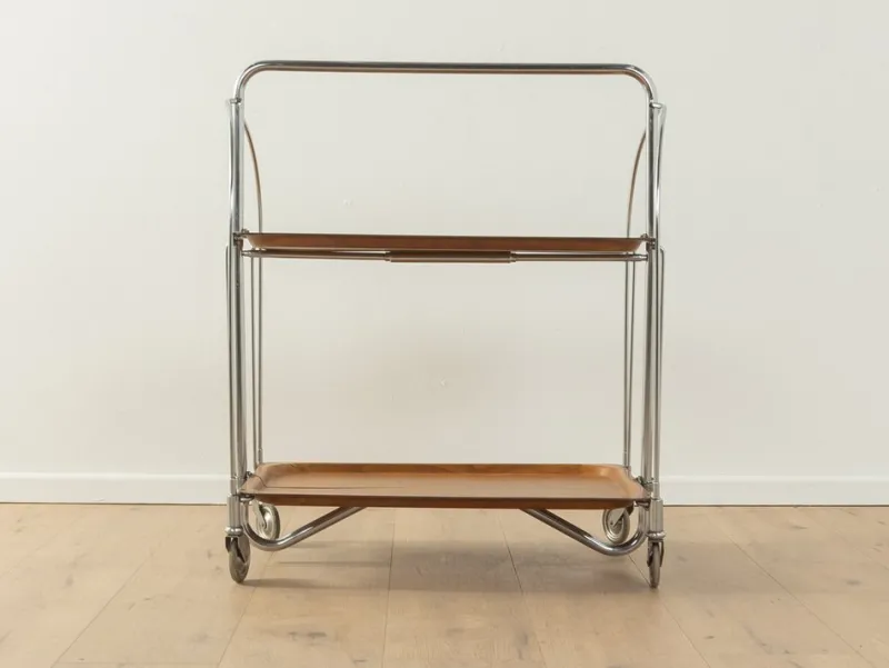 Pamono Dinett Serving Trolley from Bremshey, 1970s> Serving Bar Carts & Trolleys