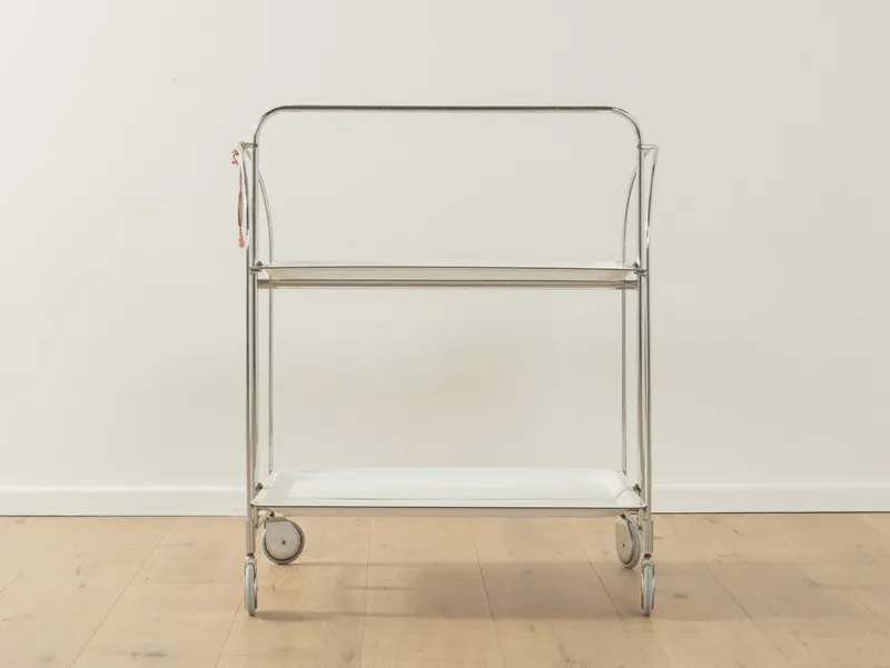 Pamono Dinett Serving Trolley from Bremshey, 1970s> Serving Bar Carts & Trolleys