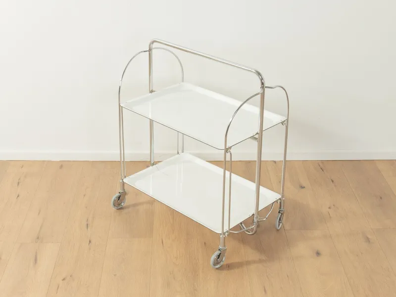 Pamono Dinett Serving Trolley from Bremshey, 1970s> Serving Bar Carts & Trolleys