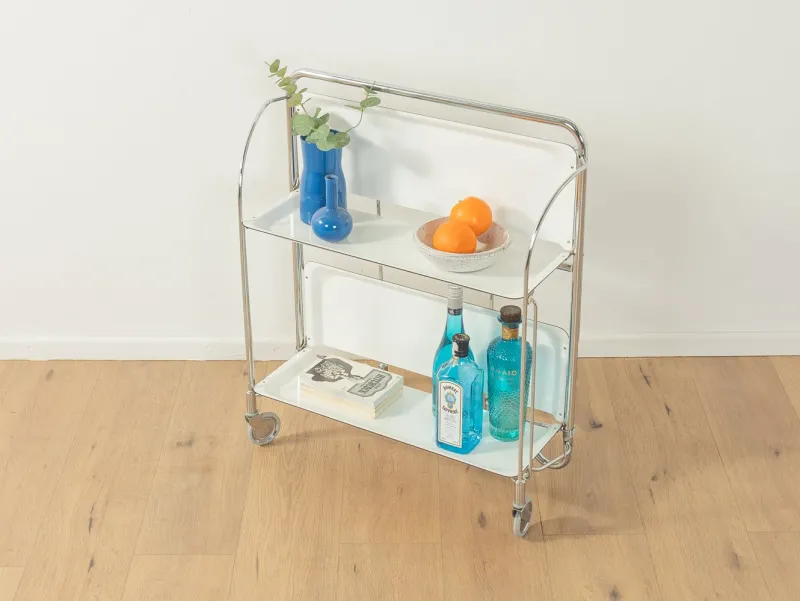 Pamono Dinett Serving Trolley from Bremshey, 1970s> Serving Bar Carts & Trolleys