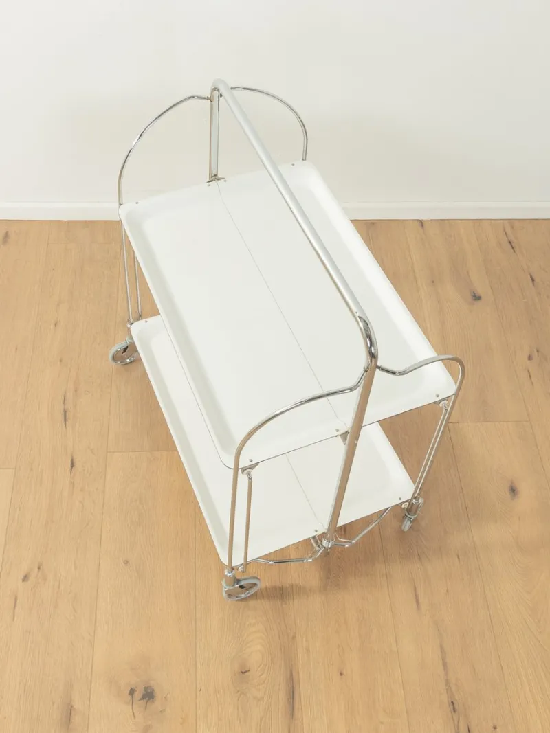 Pamono Dinett Serving Trolley from Bremshey, 1970s> Serving Bar Carts & Trolleys