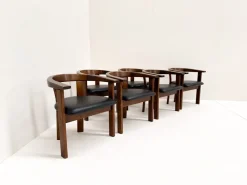 Pamono Dining Chairs by Lars Gangsø, Denmark, 1970s, Set of 6> Side Chairs & Dining Chairs