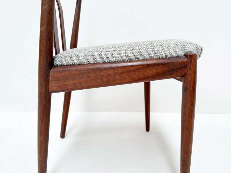 Pamono Dining Chairs in Teak by Kai Kristiansen, 1960s, Set of 6> Side Chairs & Dining Chairs