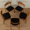 Pamono Dining Room Chairs by Erik Buch for O.D. Møbler, 1950s, Set of 5> Side Chairs & Dining Chairs