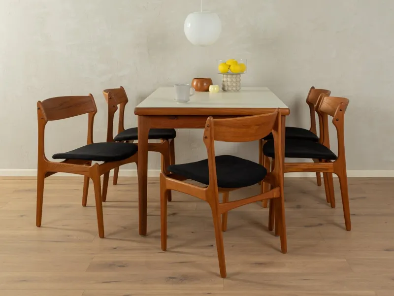 Pamono Dining Room Chairs by Erik Buch for O.D. Møbler, 1950s, Set of 5> Side Chairs & Dining Chairs