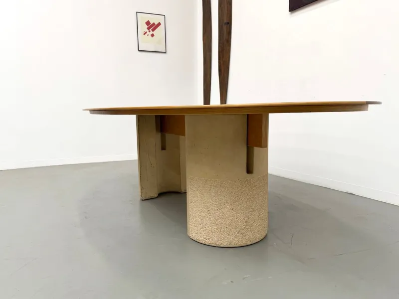Pamono Dining Room Table by Giovanni Offredi for Saporiti Italia, 1970s> Dining Tables & Sets