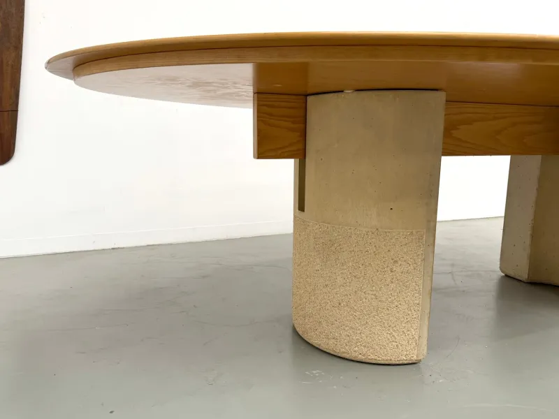 Pamono Dining Room Table by Giovanni Offredi for Saporiti Italia, 1970s> Dining Tables & Sets