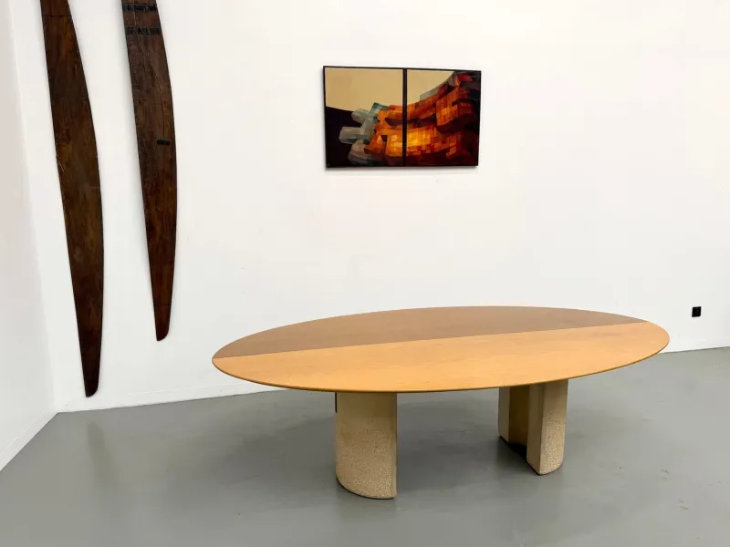Pamono Dining Room Table by Giovanni Offredi for Saporiti Italia, 1970s> Dining Tables & Sets