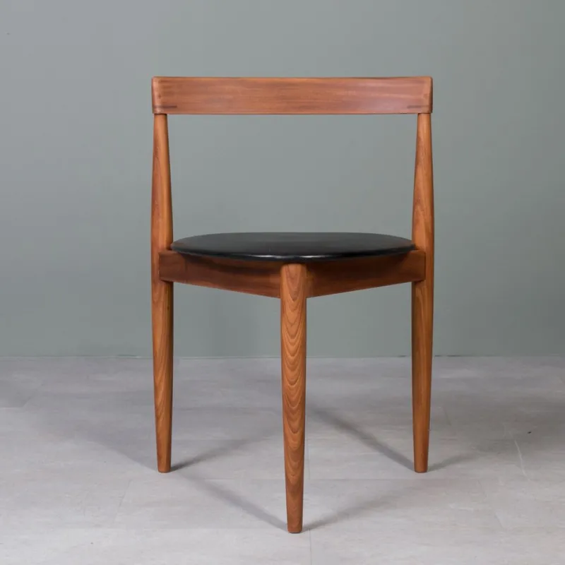 Pamono Dining Table & Roundette Chairs by Hans Olsen for Frem Røjle, Denmark, 1960s, Set of 5> Dining Tables & Sets