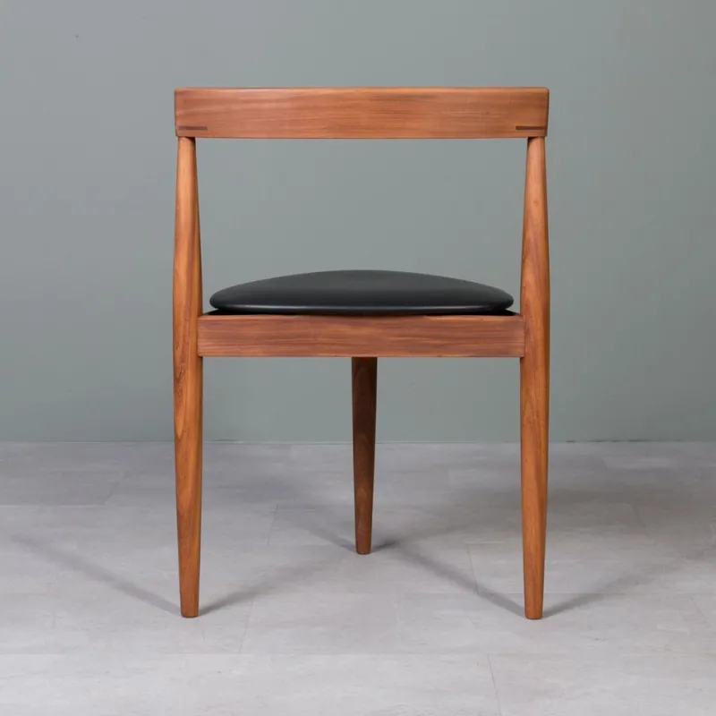 Pamono Dining Table & Roundette Chairs by Hans Olsen for Frem Røjle, Denmark, 1960s, Set of 5> Dining Tables & Sets