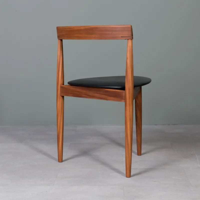 Pamono Dining Table & Roundette Chairs by Hans Olsen for Frem Røjle, Denmark, 1960s, Set of 5> Dining Tables & Sets