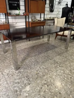 Pamono Dining Table attributed to Giovanni Offredi for Saporiti, 1970s><noscript><img width=